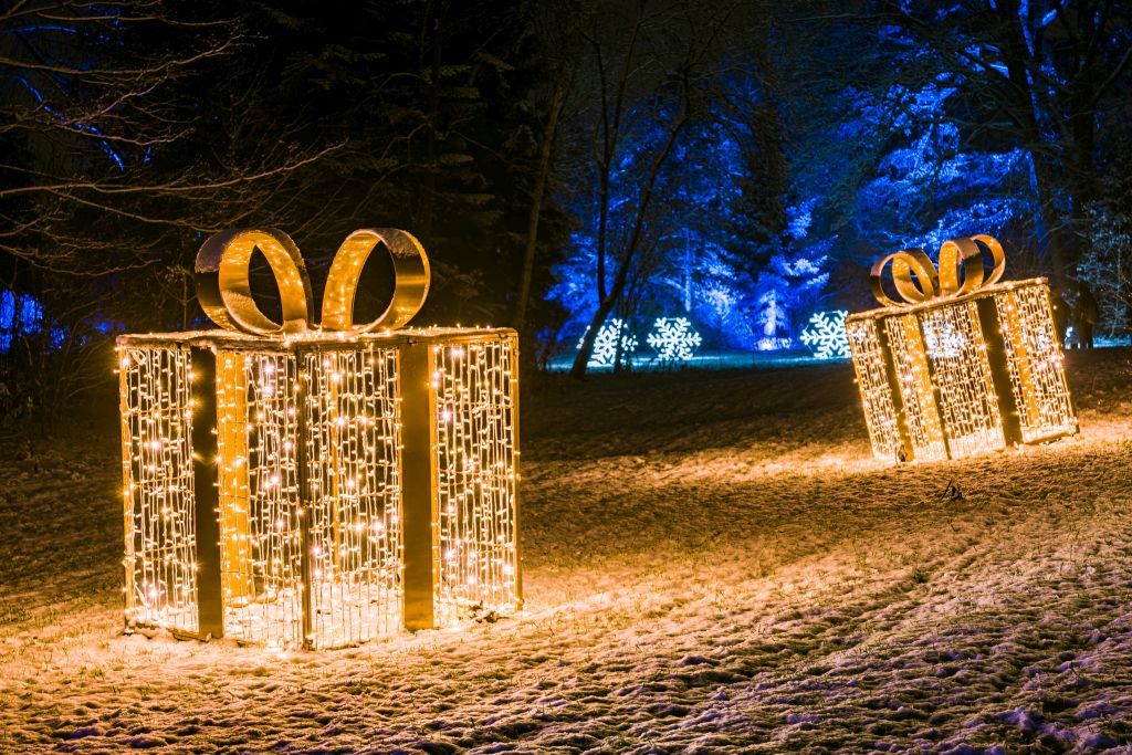 Christmas Garden Berlin 2021 | Bescherung at last ©Christmas Garden/Michael Clemens