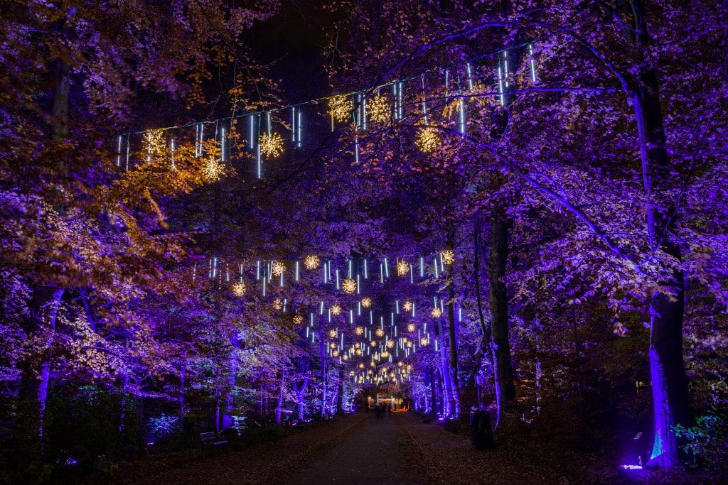 Christmas Garden Berlin 2017 | Schneegestöber ©Christmas Garden/Michael Clemens