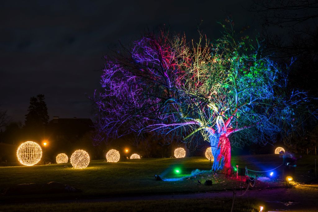 Christmas Garden Berlin 2021 | Snowballs ©Christmas Garden/Michael Clemens