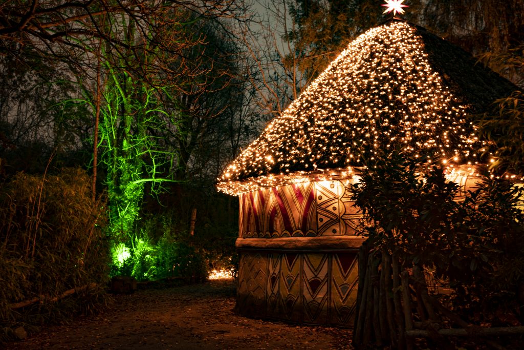 Christmas Garden Hannover 2021 | Fairy Tale Hut ©Christmas Garden/Jörg Kyas