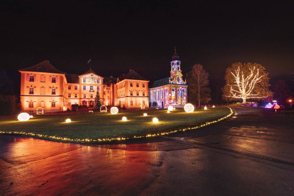 Christmas Garden Insel Mainau 2021 | Schloss ©Christmas Garden/Achim Mende